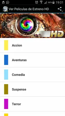 Ver Peliculas de Estreno HD android App screenshot 0